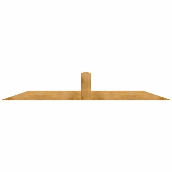 Ekena Millwork Portland Rough Sawn Timber Gable Bracket, Western Red Cedar, 108"W x 18"H x 2"D x 6"F, 4/12 Pitch GBW108X18X0206POR00RWR - main
